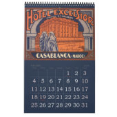 ヴィンテージ国際的旅行ポスター カレンダー (1月 2026)