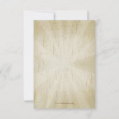 ヴィンテージ国RSVP返信カード 出欠カード (裏面)