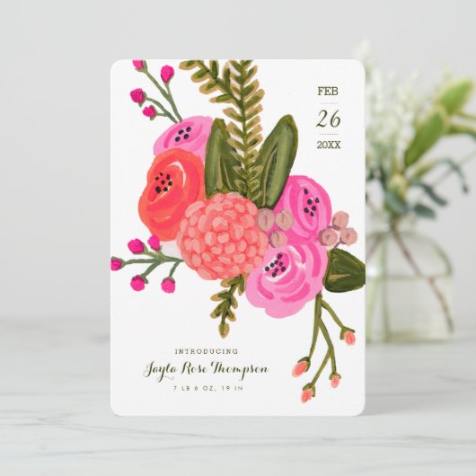 ヴィンテージ園の誕生発表 案内状 (スタンド正面)