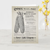 ヴィンテージ園芸カタログ カード (黄色い花)