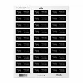 ヴィンテージ園芸工具牛B住所 シール (フルシート)