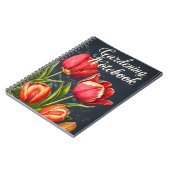 ヴィンテージ園芸用チューリップ ノートブック (左側)