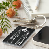 ヴィンテージ園芸用具プルーナーズモノグラム事業 キーホルダー (正面右)