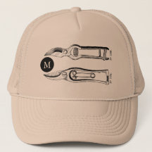 ヴィンテージ園芸用具プルーナーズモノグラムTハット