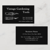 ヴィンテージ園芸用具プルーナーB名刺 名刺 (正面/裏面)