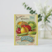 ヴィンテージ園芸用植物種子カタログ ポストカード (スタンド正面)