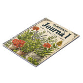 ヴィンテージ園芸用草本 ノートブック (左側)