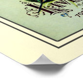 ヴィンテージ園芸花の種子カタログ ポスター (角)