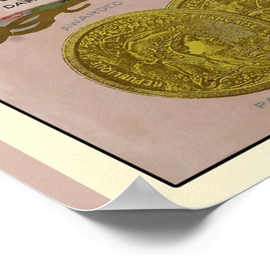 ヴィンテージ園芸花の種子カタログ ポスター (角)