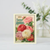 ヴィンテージ園芸花の種子カタログ ポストカード (スタンド正面)