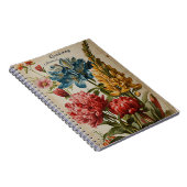 ヴィンテージ園芸花 ノートブック (右側)