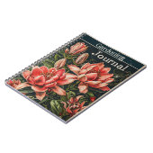 ヴィンテージ園芸花 ノートブック (左側)