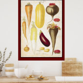 ヴィンテージ園野菜キッチンアート ポスター (キッチン)
