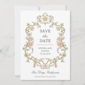 ヴィンテージ園 カラフル| Luxe結婚's セーブザデート (正面)