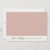 ヴィンテージ園|ブライダルシャワーの招待 招待状 (裏面)