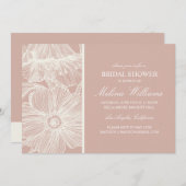 ヴィンテージ園|ブライダルシャワーの招待 招待状 (正面/裏面)