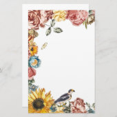 ヴィンテージ園 便箋 (正面/裏面)