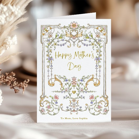 ヴィンテージ園 | 母カラフルエレガントの日 シーズンカード