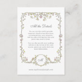 ヴィンテージ園 | Luxe Wedding Guestの詳細 エンクロージャーカード (正面)