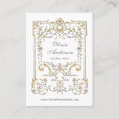 ヴィンテージ園 | QRカラフルコード付きLuxe 名刺 (正面)