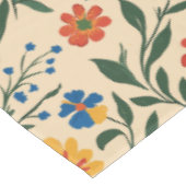 ヴィンテージ地中海のフローラのシームレスなパターン テーブルクロス (アングル)