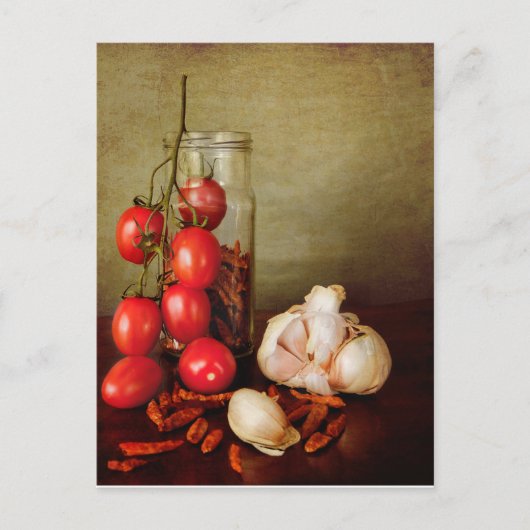 ヴィンテージ地中海の味 ポストカード (正面)