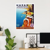 ヴィンテージ地中海の&オリエントクルーズトラベル ポスター (ホームオフィス)