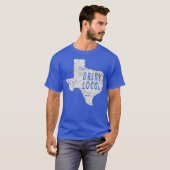 ヴィンテージ地元のクラフトビールを飲むテキサス州 Tシャツ (正面フル)