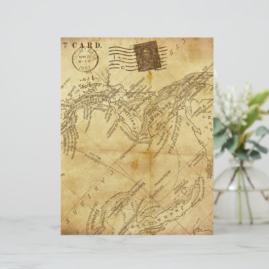 ヴィンテージ地図 (スタンド正面)