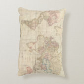 ヴィンテージ地図 アクセントクッション (裏面(縦))