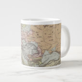 ヴィンテージ地図 ジャンボコーヒーマグカップ (正面右)