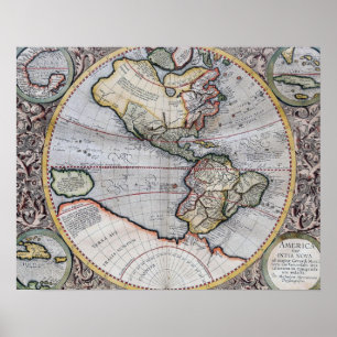 ヴィンテージ地図 ポスター
