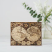 ヴィンテージ地図 ポストカード (スタンド正面)