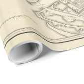 ヴィンテージ地図 ラッピングペーパー (ロールコーナー)
