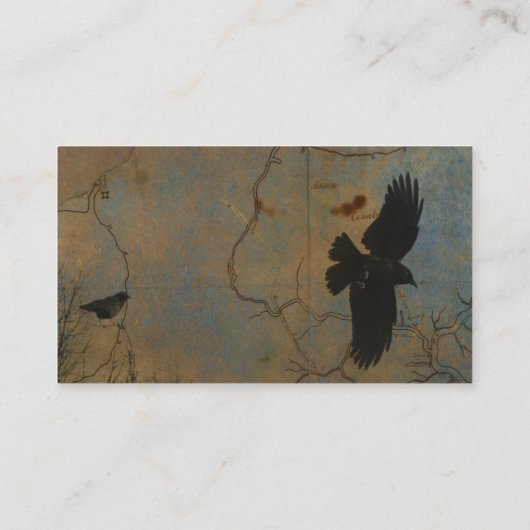 ヴィンテージ地図 名刺 (裏面)