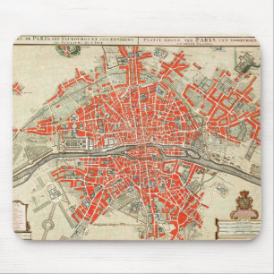 ヴィンテージ地図(1721年-1774年) マウスパッド