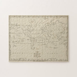 ヴィンテージ地図(1794年) ジグソーパズル