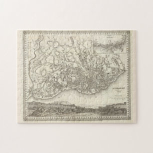 ヴィンテージ地図（1844年） ジグソーパズル