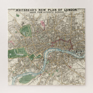 ヴィンテージ地図(1853年) ジグソーパズル