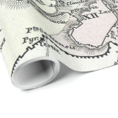 ヴィンテージ地図（1862年） ラッピングペーパー (ロールコーナー)