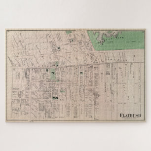 ヴィンテージ地図（1873年） ジグソーパズル