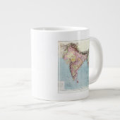 ヴィンテージ地図| 1877 ジャンボコーヒーマグカップ (正面右)