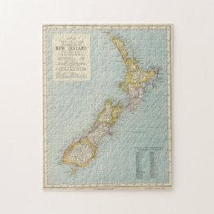ヴィンテージ地図（1883年） ジグソーパズル
