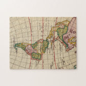 ヴィンテージ地図（1899年） ジグソーパズル (横)