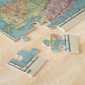 ヴィンテージ地図（1903年） ジグソーパズル (側面)