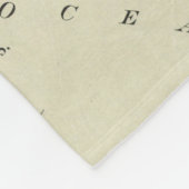 ヴィンテージ地図（1903年） フリースブランケット (角)