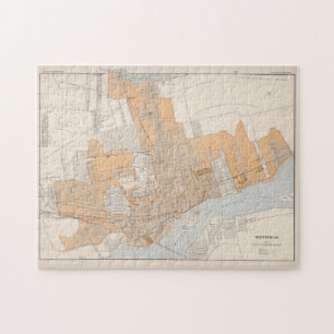 ヴィンテージ地図(1915年) ジグソーパズル