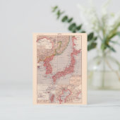 ヴィンテージ地図, 1920年,日本 ポストカード (スタンド正面)
