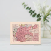 ヴィンテージ地図， 1920，ドイツ ポストカード (スタンド正面)