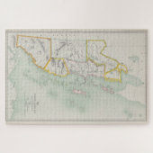 ヴィンテージ地図(1921年) ジグソーパズル (横)